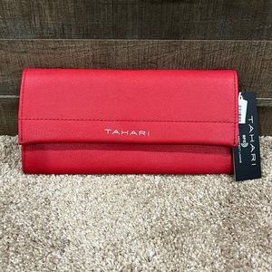 NWT Red Tahari Clutch